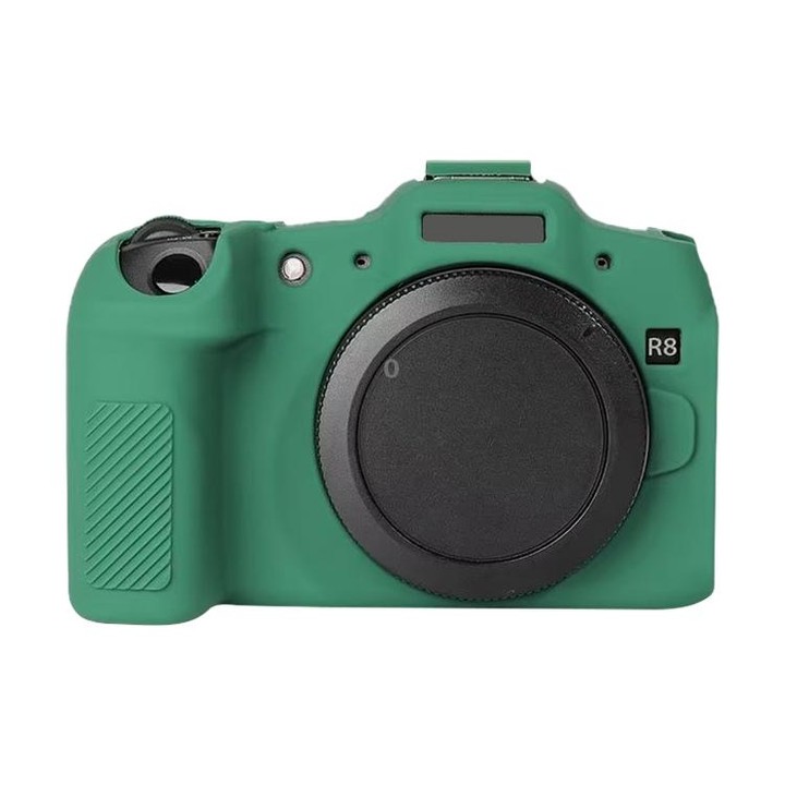 For Canon EOS R8 Soft Silicone Protective Case(Green)