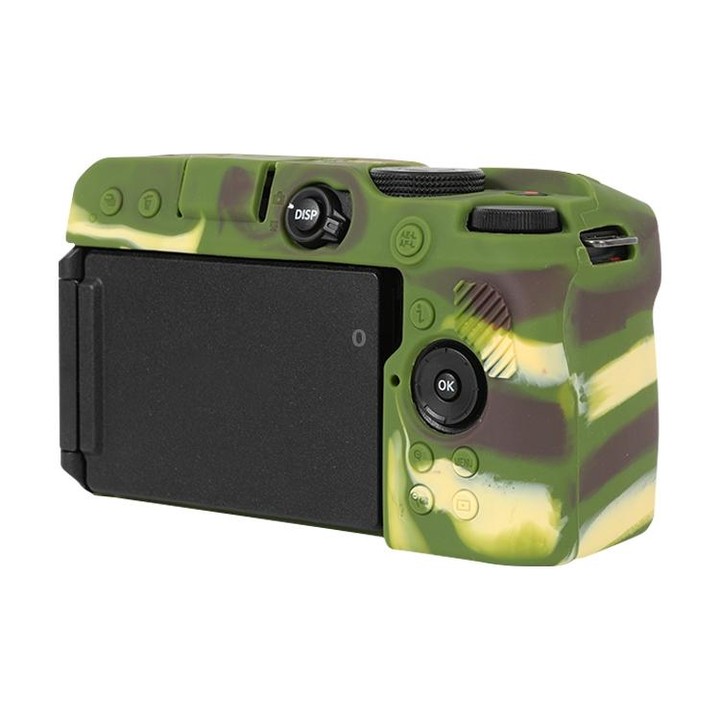 For Nikon Z 30 Soft Silicone Protective Case with Lens Cover(Camouflage)
