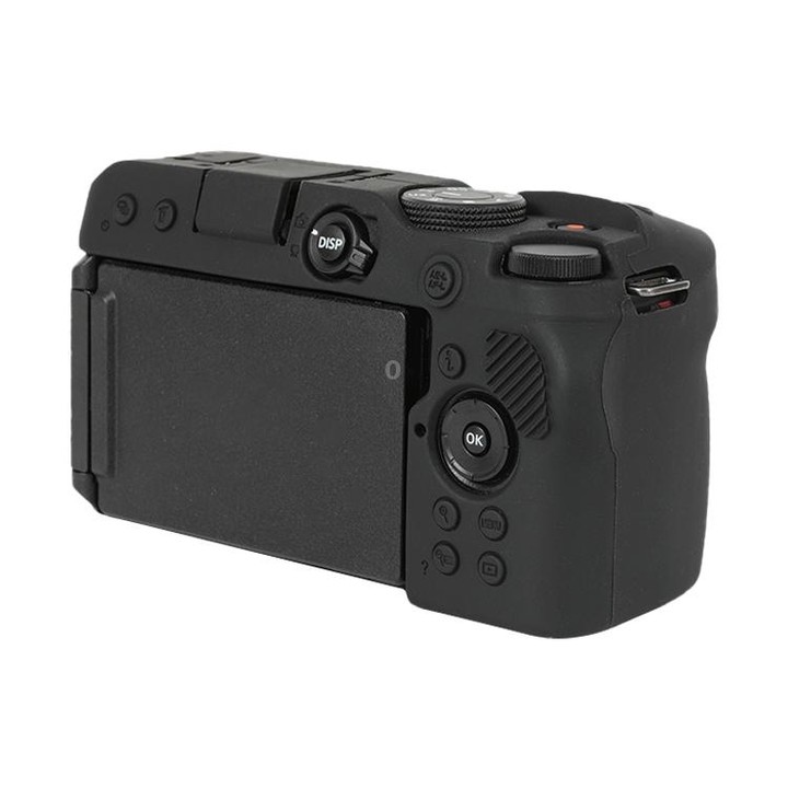 For Nikon Z 30 Soft Silicone Protective Case with Lens Cover(Black)