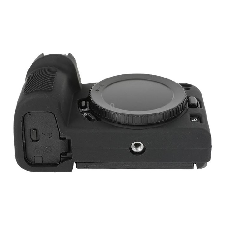 For Nikon Z 30 Soft Silicone Protective Case with Lens Cover(Black)