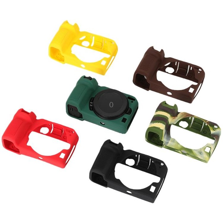 For Nikon Z 30 Soft Silicone Protective Case with Lens Cover(Red)