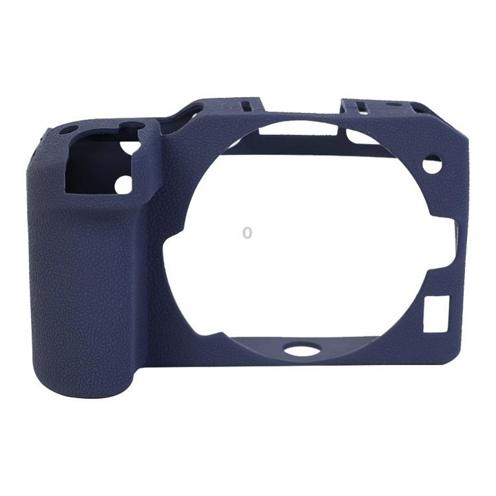 For Nikon Z 30 Soft Silicone Protective Case with Lens Cover(Dark Blue)