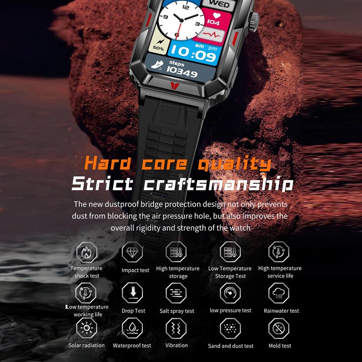 CF26 1.57inch BT5.2 Smart Bracelet Support Sleep Detection, Style:Silicone Strap(Camo Silver)