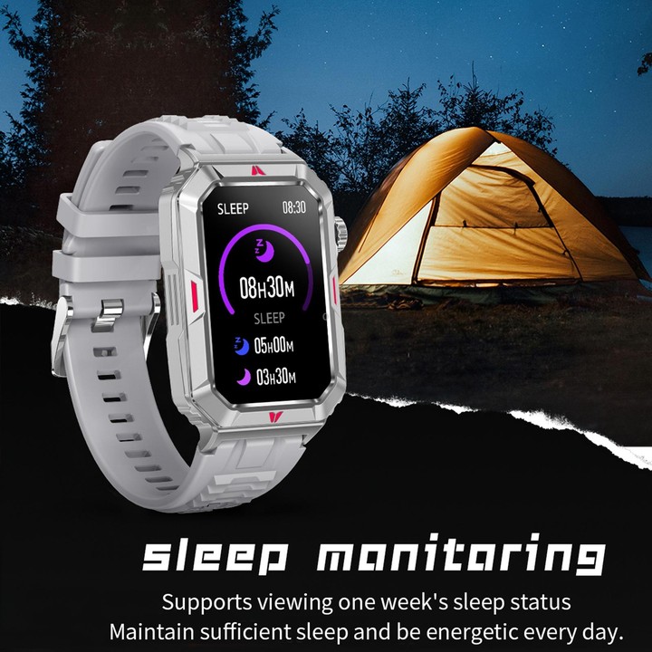 CF26 1.57inch BT5.2 Smart Bracelet Support Sleep Detection, Style:Steel Strap(Silver)
