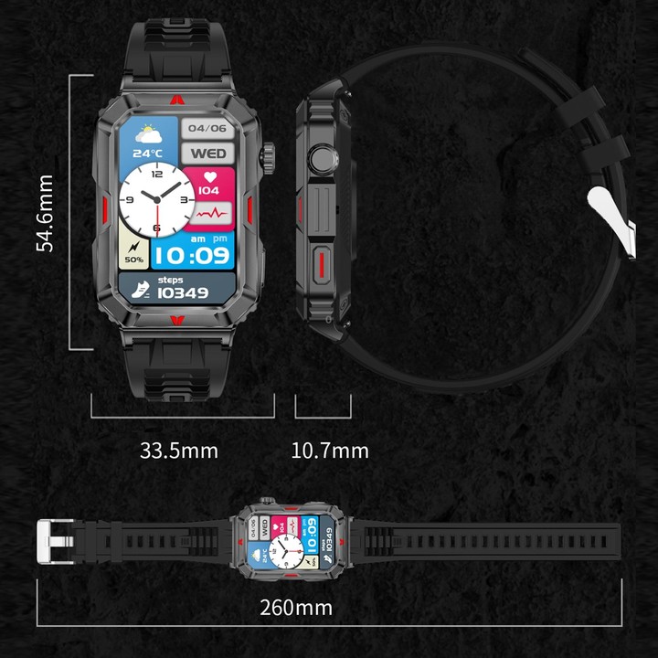CF26 1.57inch BT5.2 Smart Bracelet Support Sleep Detection, Style:Steel Strap(Silver)