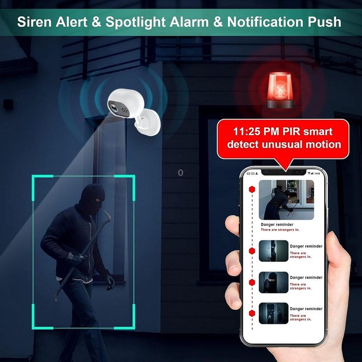 A4 1080P HD WiFi Smart Surveillance Camera Support Two-way Voice & Infrared Night Vision