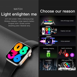 Q9 Smart Bracelet, 2.01 inch Waterproof Smart Watch, BT Call / Heart Rate / Blood Pressure / Blood Oxygen(Pink Gold)