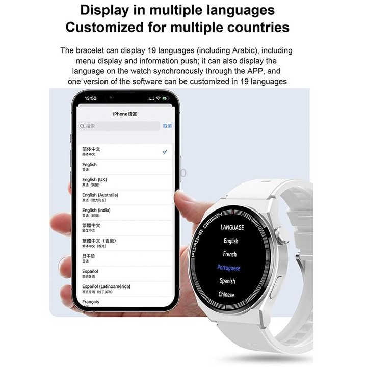 TM06 Smart Bracelet, 1.28 inch IP67 Waterproof Smart Watch, Bluetooth Call / Heart Rate / Blood Pressure / Blood Oxygen(White)