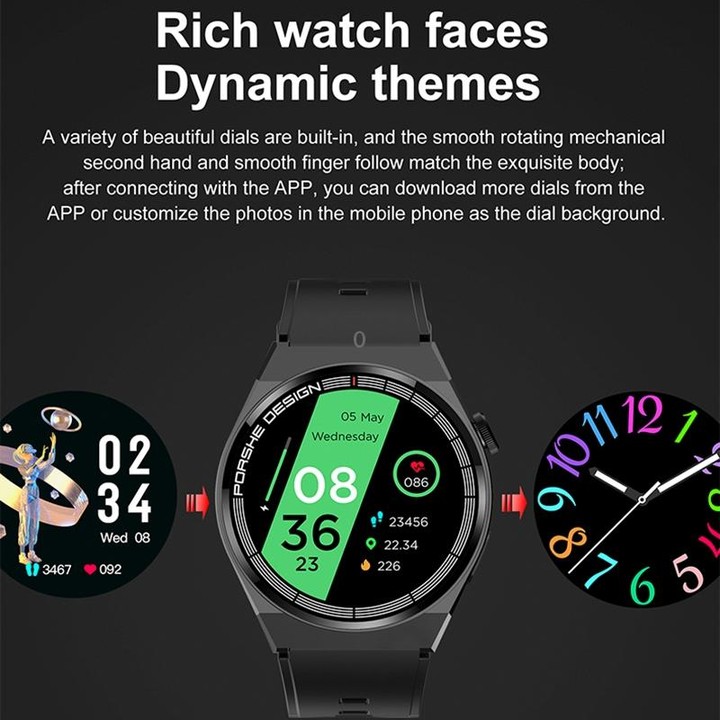 TM06 Smart Bracelet, 1.28 inch IP67 Waterproof Smart Watch, Bluetooth Call / Heart Rate / Blood Pressure / Blood Oxygen(White)