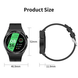 TM06 Smart Bracelet, 1.28 inch IP67 Waterproof Smart Watch, Bluetooth Call / Heart Rate / Blood Pressure / Blood Oxygen(Black)