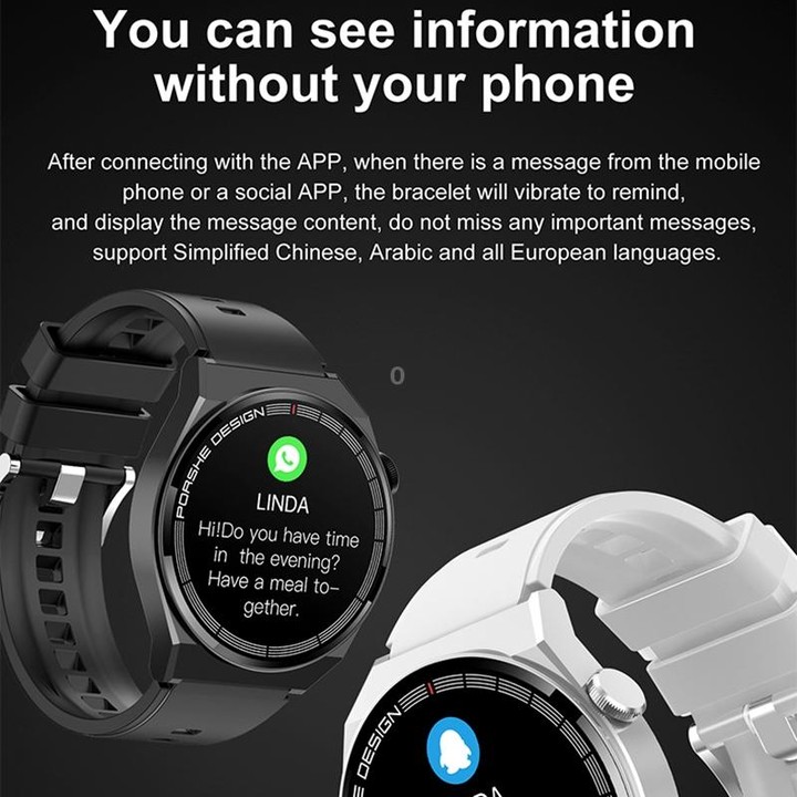 TM06 Smart Bracelet, 1.28 inch IP67 Waterproof Smart Watch, Bluetooth Call / Heart Rate / Blood Pressure / Blood Oxygen(Black)