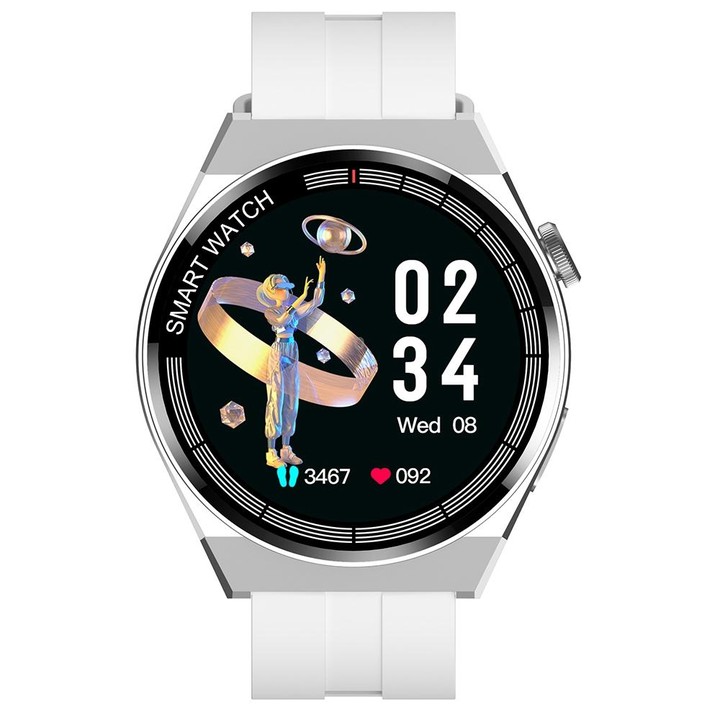 G3 Smart Bracelet, 1.5 inch Smart Watch, Bluetooth Call / Heart Rate / Blood Pressure / Blood Oxygen(White)