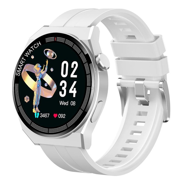 G3 Smart Bracelet, 1.5 inch Smart Watch, Bluetooth Call / Heart Rate / Blood Pressure / Blood Oxygen(White)