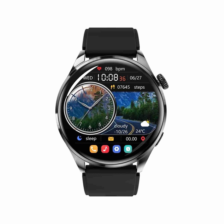 TM05 Pro Smart Bracelet, 1.46 inch Silicone Band IP67 Waterproof Smart Watch, Bluetooth Call / Heart Rate / Blood Pressure / Blo