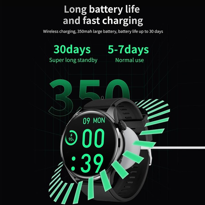 TM05 Pro Smart Bracelet, 1.46 inch Silicone Band IP67 Waterproof Smart Watch, Bluetooth Call / Heart Rate / Blood Pressure / Blo