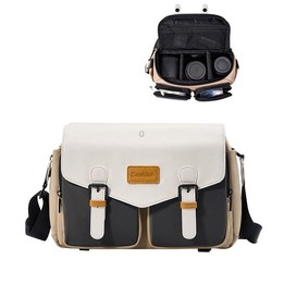 Cwatcun D99 Contrast Color Single Shoulder Camera Bag Outdoor Camera Bag Professional Crossbody Handbag, Size:25.5 x 10.5 x 18cm