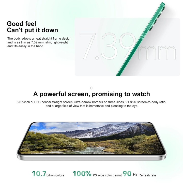 HUAWEI nova 11 SE, 512GB, Screen Fingerprint Identification, 6.67 inch HarmonyOS 4.0 Qualcomm Snapdragon 680 Octa Core, Network: