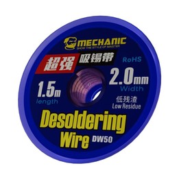 Mechanic DW50 1.5m Super Strong Tin Absorption Strip, Width:1.0mm