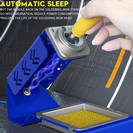 Mechanic 210MAX Dual Station Thermostatic Adjustable Digital Display Soldering Station, Plug:EU