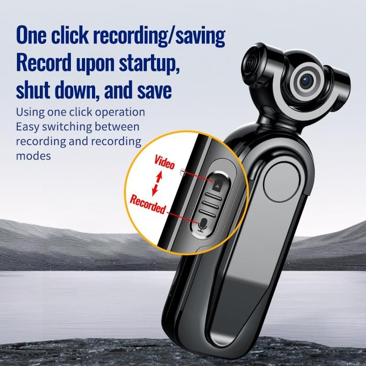 JNN C11 1080P High Definition Audio Video Recorder, Memory:8GB(Black)