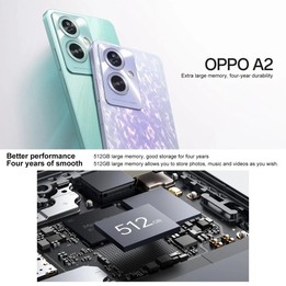 OPPO A2, 12GB+256GB, Side Fingerprint, 6.72 inch ColorOS 13.1 Dimensity 6020 Octa Core up to 2.2GHz, OTG, Network: 5G(Mystery Bl
