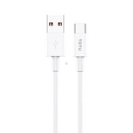 TOTU CB-9-T 25W USB to USB-C / Type-C TPE Data Cable, Length: 1m(White)