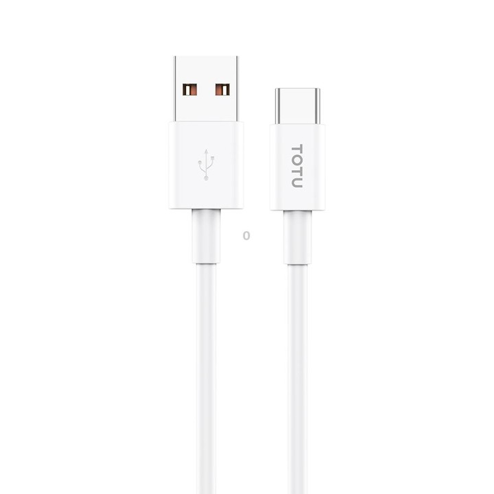TOTU CB-9-T 25W USB to USB-C / Type-C TPE Data Cable, Length: 1m(White)