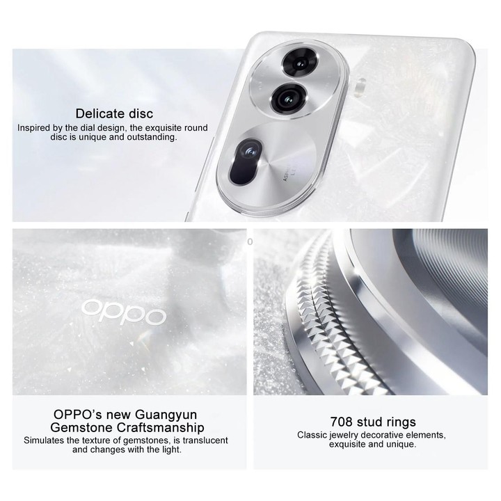 OPPO Reno11, 12GB+512GB, Screen Fingerprint, 6.7 inch ColorOS 14 Dimensity 8200 Octa Core up to 3.1GHz, NFC, OTG, Network: 5G(Gr