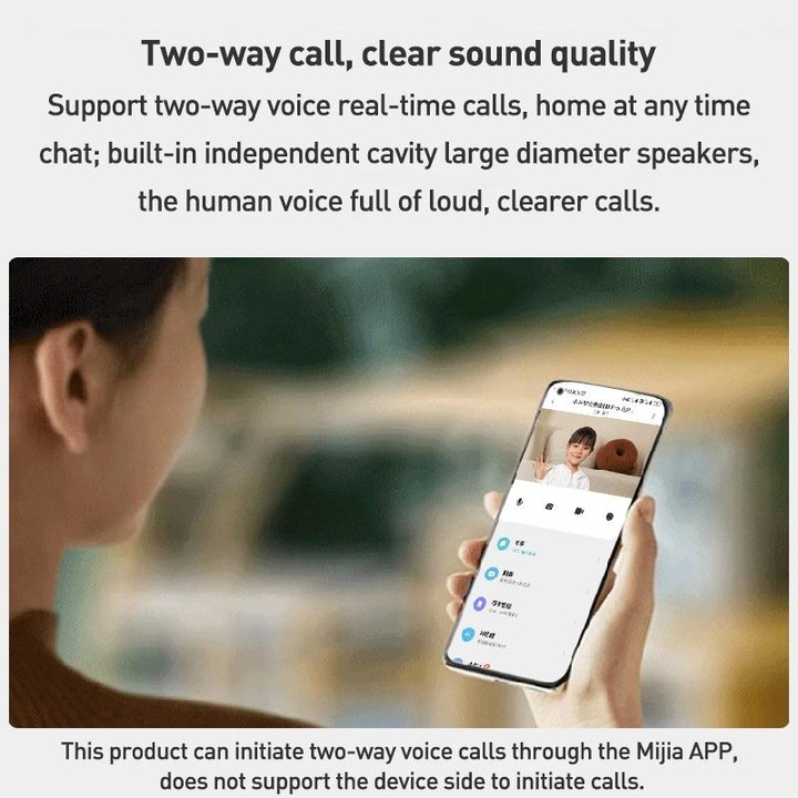 Original Xiaomi Smart Camera 3 Pro PTZ 360 Degree Panorama 350W Pixels Two-Way Voice Call, US Plug(White)