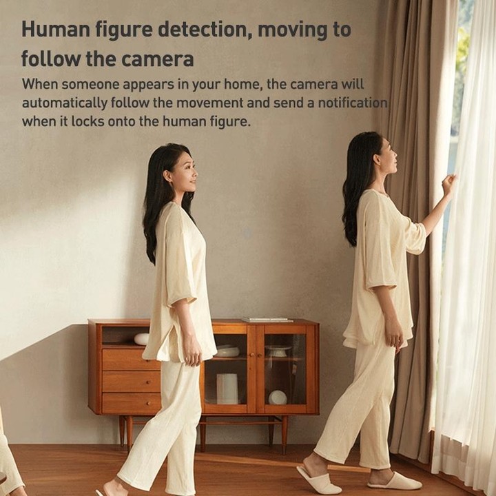 Original Xiaomi Smart Camera 3 Pro PTZ 360 Degree Panorama 350W Pixels Two-Way Voice Call, US Plug(White)