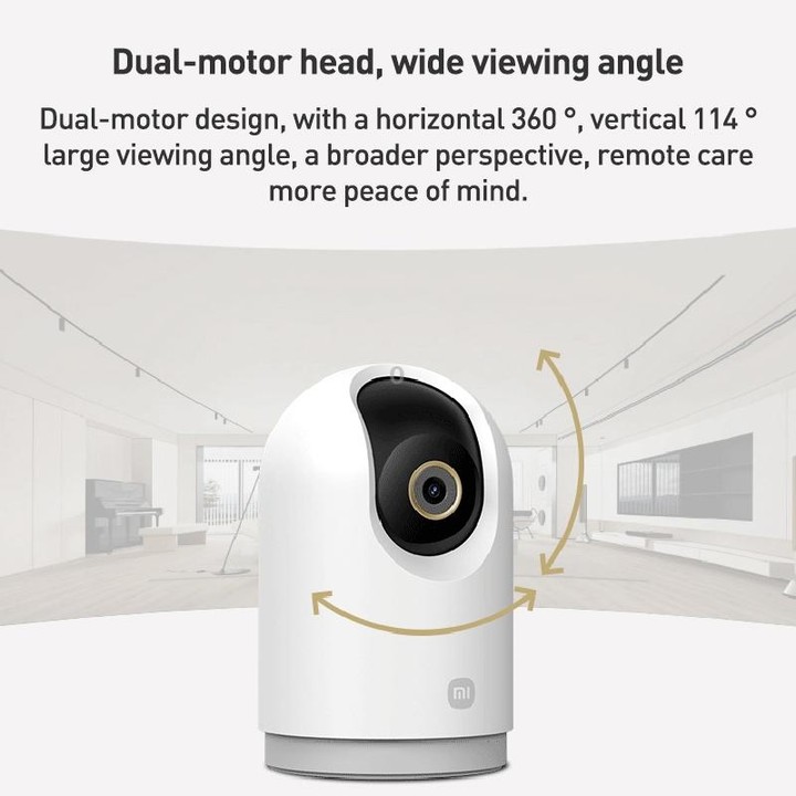 Original Xiaomi Smart Camera 3 Pro PTZ 360 Degree Panorama 350W Pixels Two-Way Voice Call, US Plug(White)