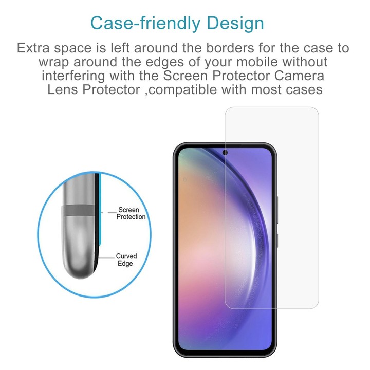 For Samsung Galaxy Quantum4 50pcs 0.18mm 9H 2.5D Tempered Glass Film