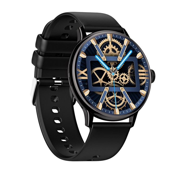 CY500 1.43 inch AMOLED Screen Smart Watch, BT Call / Heart Rate / Blood Pressure / Blood Oxygen(Black)
