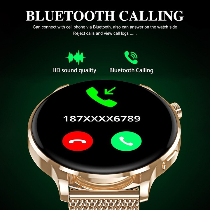 Watch3 Pro 1.3 inch AMOLED Screen Wireless Charging Smart Watch, Supports BT Call / NFC(Black)