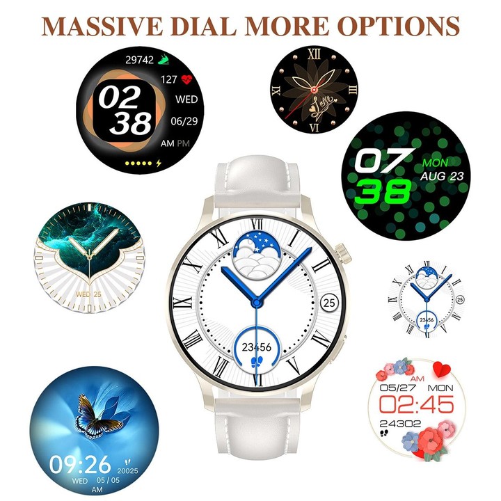 Watch3 Pro 1.3 inch AMOLED Screen Wireless Charging Smart Watch, Supports BT Call / NFC(Silver)