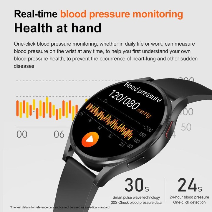 1.43 inch Leather Strap Bluetooth Call Smart Watch Support ECG / Non-invasive Blood Sugar(Brown)