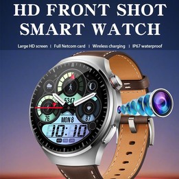 1.53 inch Front Camera Smart Watch Support AI Voice / SIM Card, Specification:2GB+32GB(Tarnish)