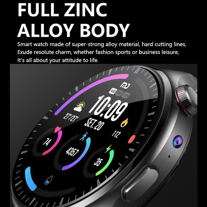 1.53 inch Front Camera Smart Watch Support AI Voice / SIM Card, Specification:2GB+32GB(Tarnish)