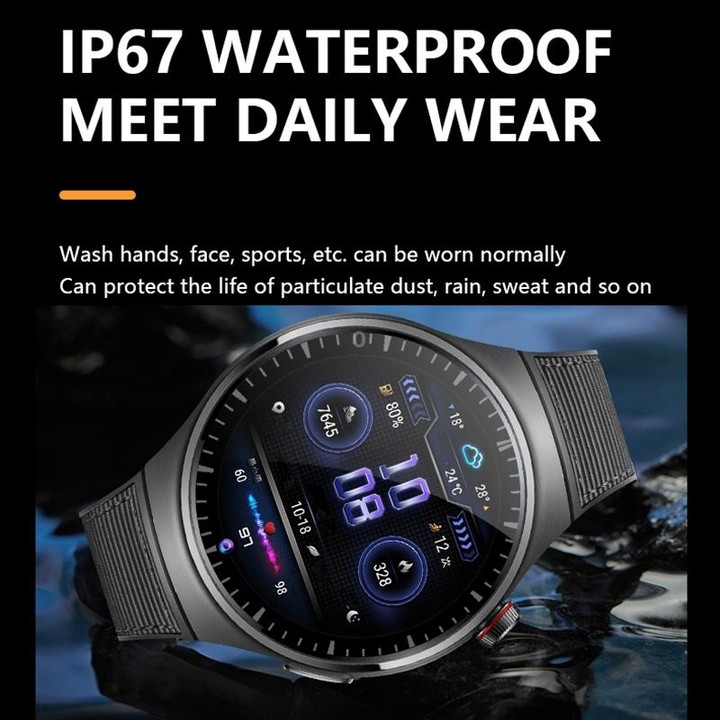 1.53 inch Front Camera Smart Watch Support AI Voice / SIM Card, Specification:2GB+32GB(Tarnish)