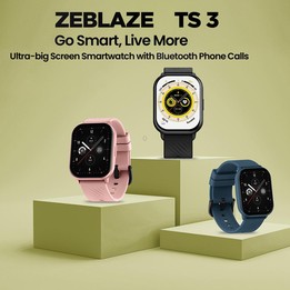 Zeblaze TS 3 2.03 inch IP68 Waterproof Smart Bluetooth Call Watch(Pink)
