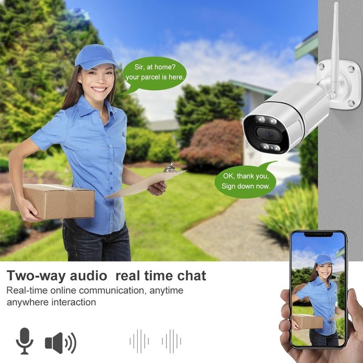 Q39 Motion Tracking Night Vision Smart Camera Supports Voice Intercom, Plug Type:UK Plug(White)
