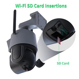 QX109 Dual Lens Smart HD Dome WiFi Camera(US Plug)