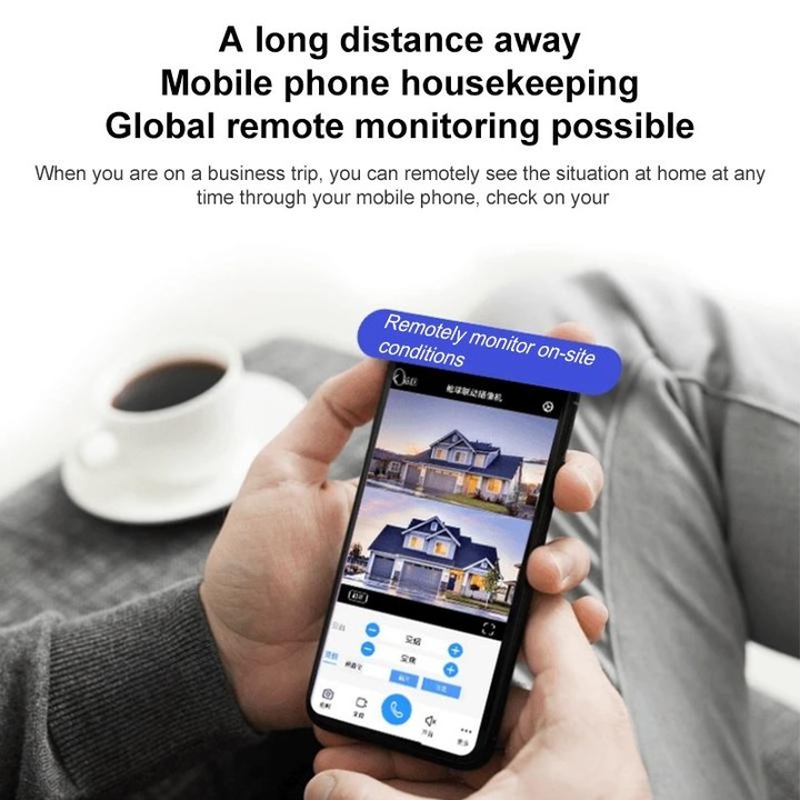 QX87 4MP WiFi Dual Camera Supports Two-way Voice Intercom & Humanoid Detection(EU Plug)