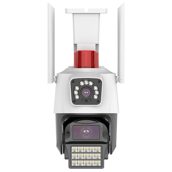 QX87 4MP WiFi Dual Camera Supports Two-way Voice Intercom & Humanoid Detection(UK Plug)