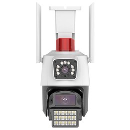 QX87 4MP WiFi Dual Camera Supports Two-way Voice Intercom & Humanoid Detection(AU Plug)