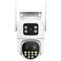 QX104 3MP WiFi Triple Camera Supports Human Face Recognition & AI Alarm(AU Plug)