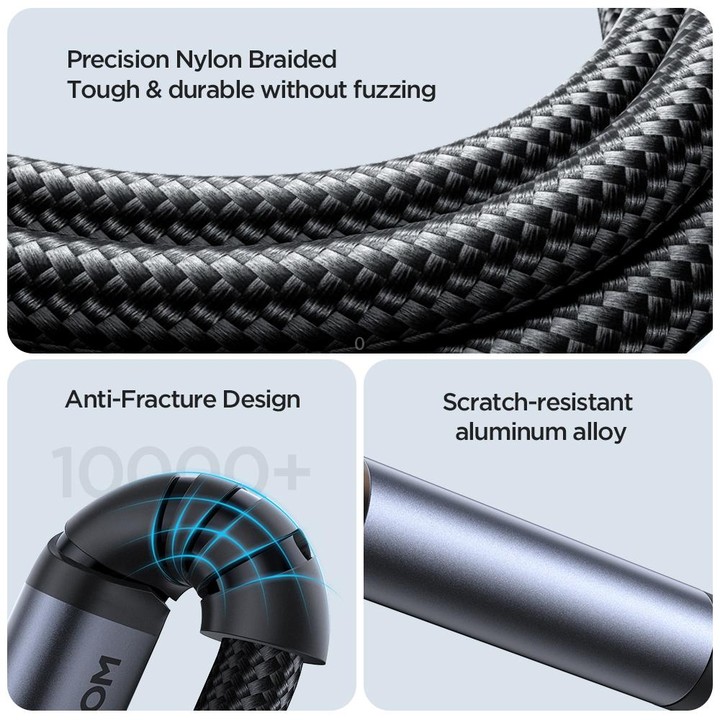 JOYROOM SY-A07 Transsion Series USB-C/Type-C to 3.5mm AUX Audio Adapter Cable, Length: 1.2m(Black)