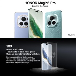 Honor Magic6 Pro, 12GB+256GB, 6.8 inch Magic OS 8.0 Snapdragon 8 Gen 3 Octa Core up to 3.3GHz, Network: 5G, OTG, NFC, Support Go