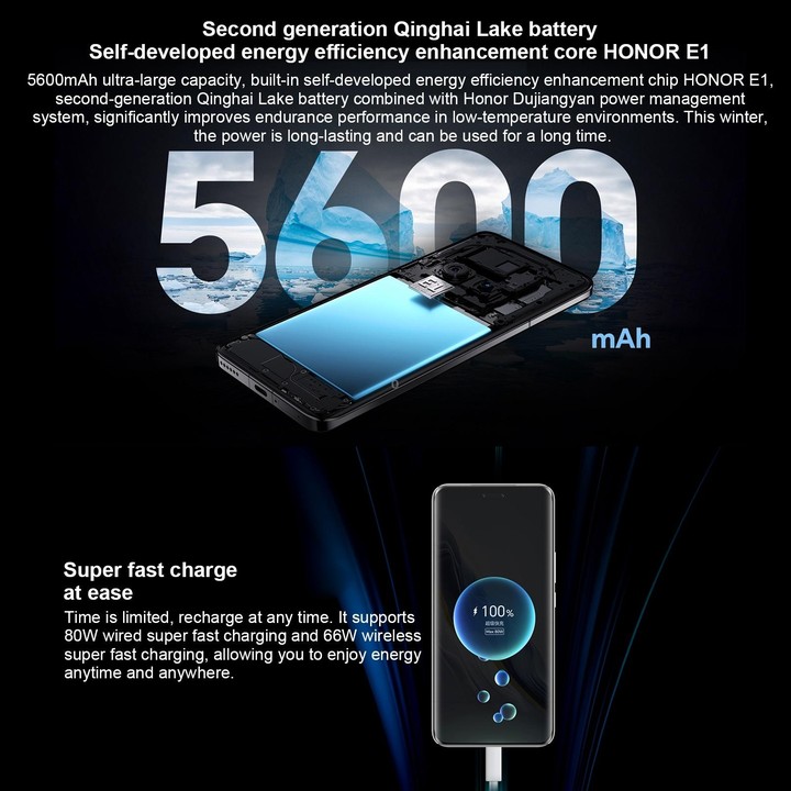 Honor Magic6 Pro, 12GB+256GB, 6.8 inch Magic OS 8.0 Snapdragon 8 Gen 3 Octa Core up to 3.3GHz, Network: 5G, OTG, NFC, Support Go
