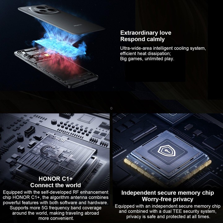 Honor Magic6 Pro, 12GB+256GB, 6.8 inch Magic OS 8.0 Snapdragon 8 Gen 3 Octa Core up to 3.3GHz, Network: 5G, OTG, NFC, Support Go